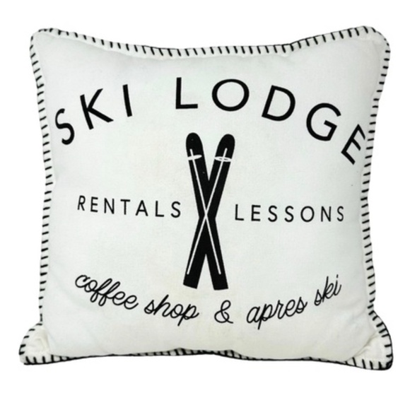 Ski Lodge Pillow - Picture 1 of 11